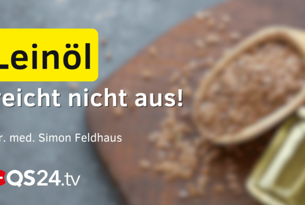 Korrektursendung Leinöl und Protein-Informations-Fehler