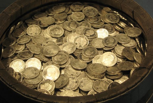 barrel cash coins 164580