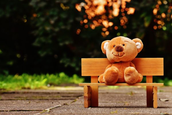 bear bench child 207891